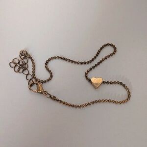 Gold Heart Anklet